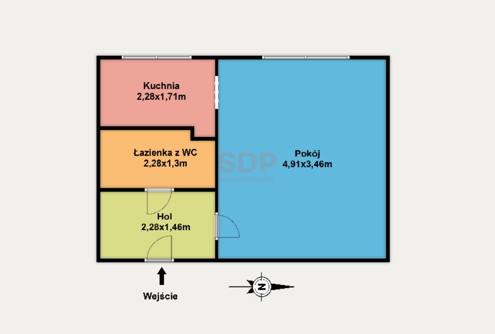 Mieszkanie 27 m², Łódź, Dąbrowskiego Jarosława - zdjęcie 6