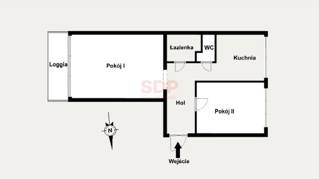 Mieszkanie 46&nbsp;m², Łódź, Łagiewnicka - zdjęcie 17