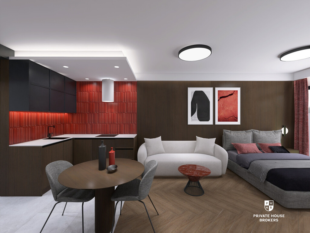 Mieszkanie 27,6 m², Kraków, Krowodrza, Tadeusza Kościuszki - zdjęcie 2