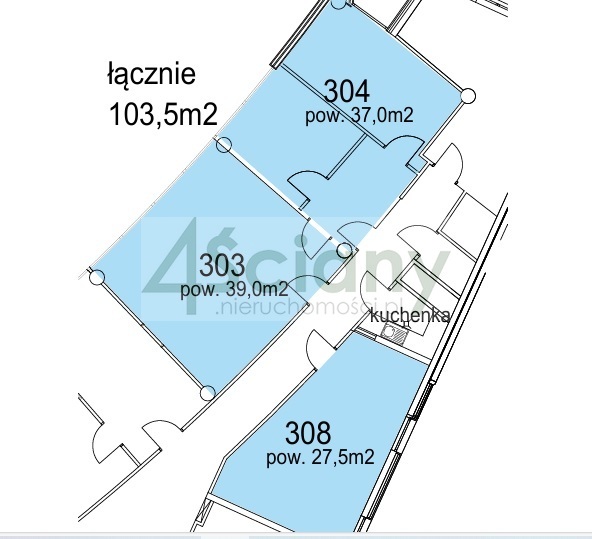 Lokal biurowy do wynajęcia, 103 m², Warszawa - zdjęcie 2
