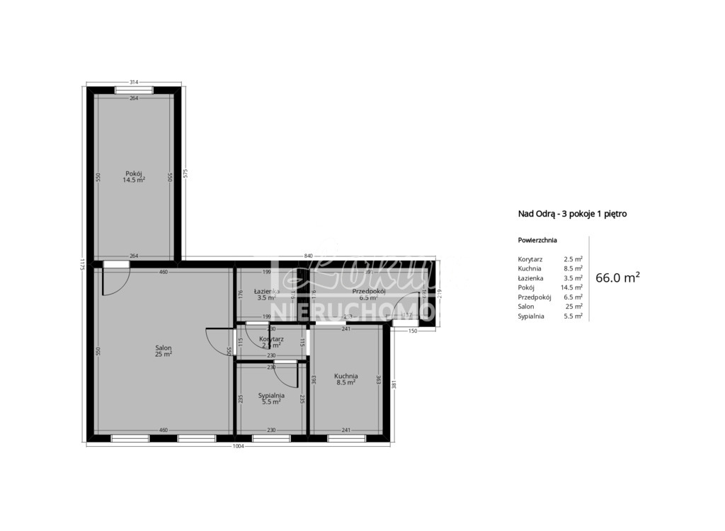 Mieszkanie 66,02&nbsp;m², Szczecin, Stołczyn, Nad Odrą - zdjęcie 9