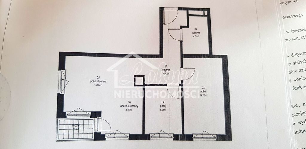 Mieszkanie 59,21&nbsp;m², Szczecin, Centrum, Podgórna - zdjęcie 12