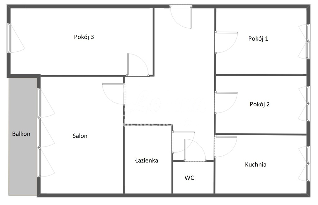 Mieszkanie 62,4&nbsp;m², Szczecin - zdjęcie 16