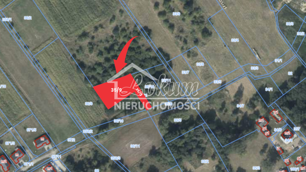 Działka budowlana 1070 m², Tatynia - zdjęcie 9
