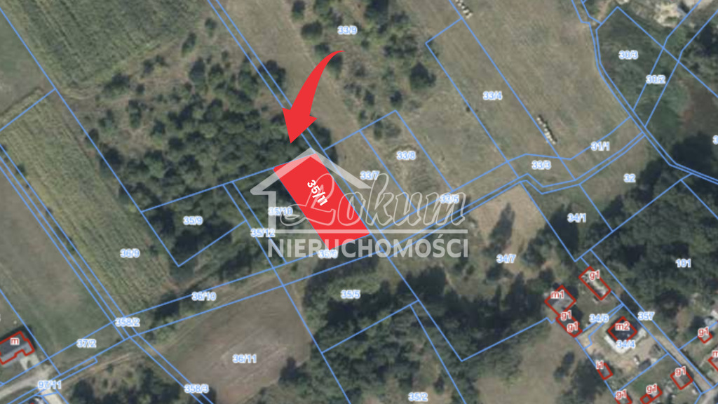 Działka budowlana 1070 m², Tatynia - zdjęcie 8