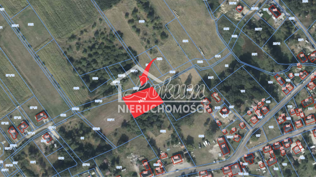 Działka budowlana 1070 m², Tatynia - zdjęcie 3