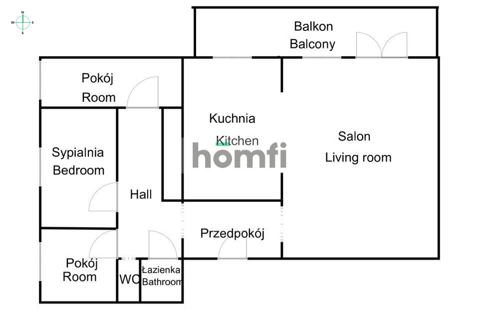 Mieszkanie 65,2 m², Kraków, Śródmieście, Strzelców - zdjęcie 14