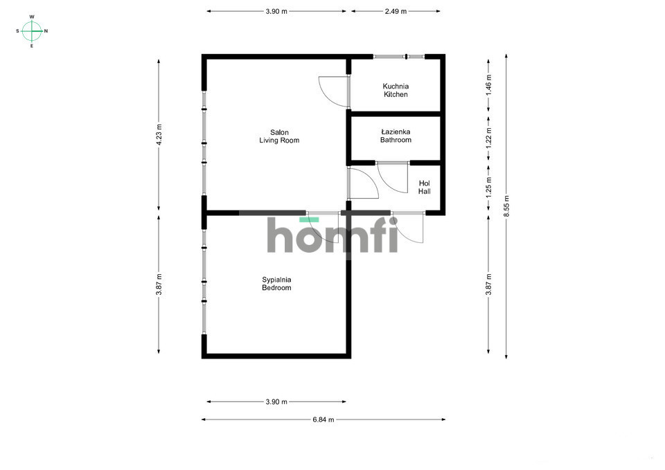 Mieszkanie 53,1&nbsp;m², Warszawa - zdjęcie 16