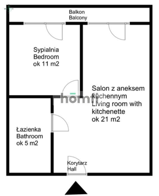 Mieszkanie 36 m², Warszawa, Mokotów, Mariana Zdziechowskiego - zdjęcie 15