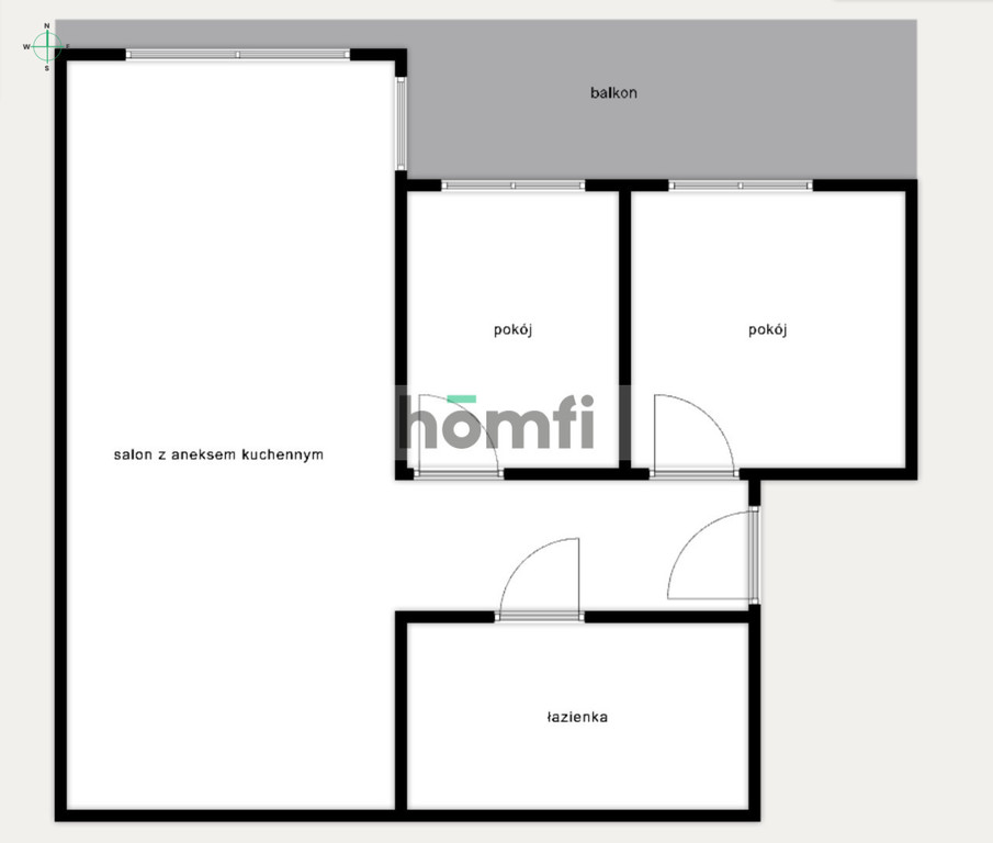 Mieszkanie 67,74&nbsp;m², Łódź - zdjęcie 14