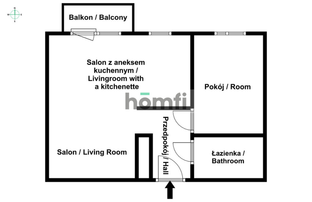 Mieszkanie 48 m², Gdańsk, Łostowice, Olimpijska - zdjęcie 14
