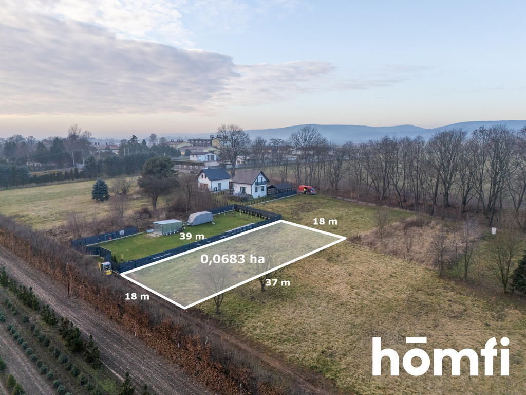 Działka budowlana 683 m², Niegoszowice, Wąwozowa - zdjęcie 1