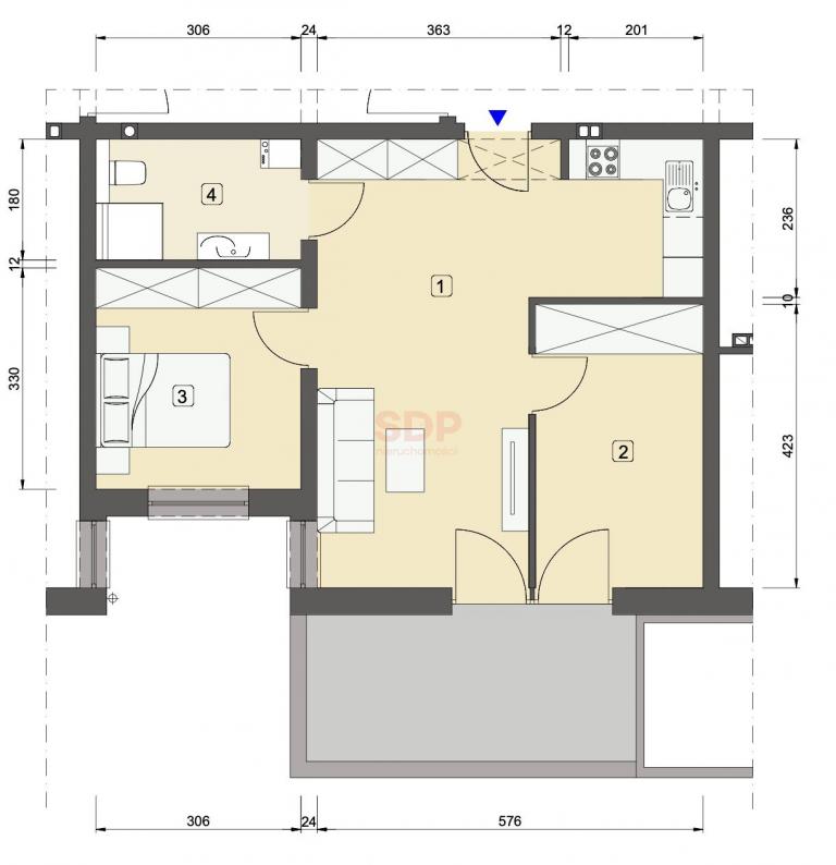 Mieszkanie 53 m², Szklarska Poręba, Szklana - zdjęcie 9