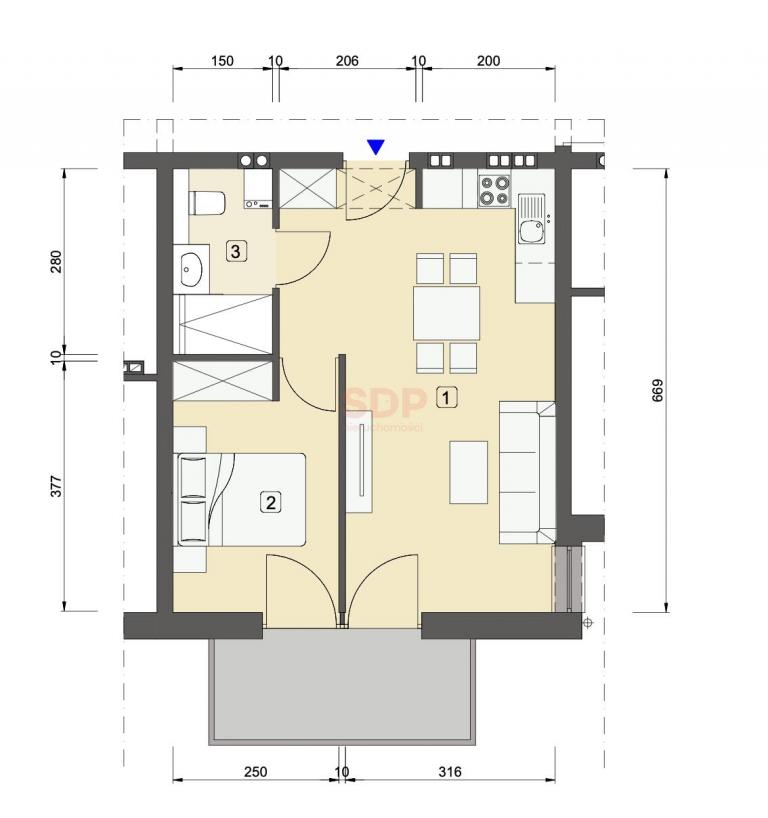 Mieszkanie 37 m², Szklarska Poręba, Szklana - zdjęcie 10