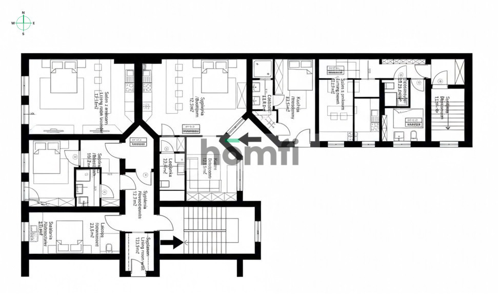 Mieszkanie 158,55 m², Toruń, Przedmieście Bydgoskie, Marii Konopnickiej - zdjęcie 14