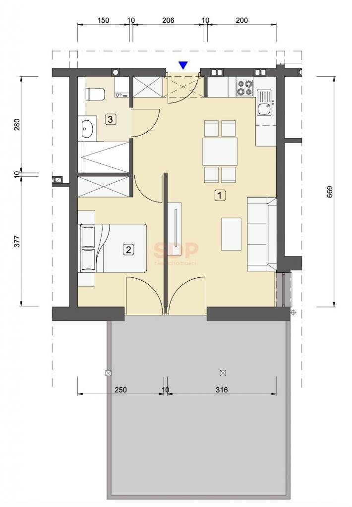 Mieszkanie 37 m², Szklarska Poręba, Szklana - zdjęcie 7