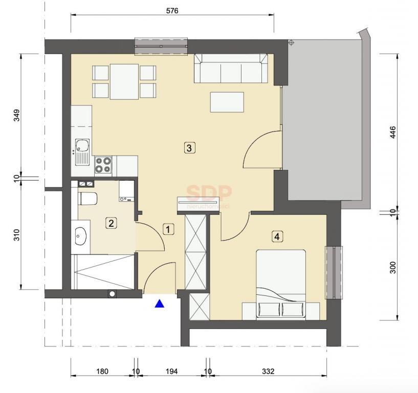 Mieszkanie 43&nbsp;m², Szklarska Poręba, Szklana - zdjęcie 7