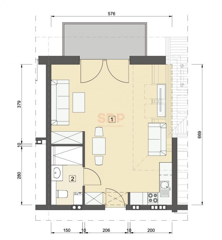 Mieszkanie 34 m², Szklarska Poręba, Szklana - zdjęcie 11