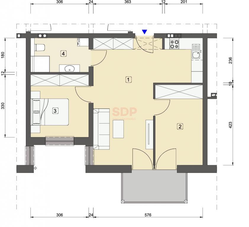 Mieszkanie 53 m², Szklarska Poręba, Szklana - zdjęcie 6