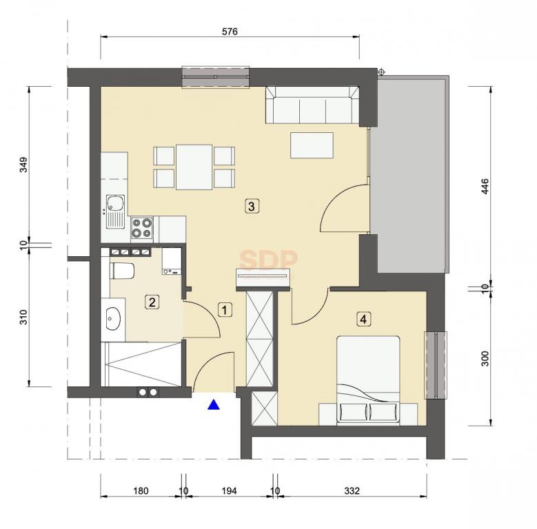 Mieszkanie 43 m², Szklarska Poręba, Szklana - zdjęcie 9