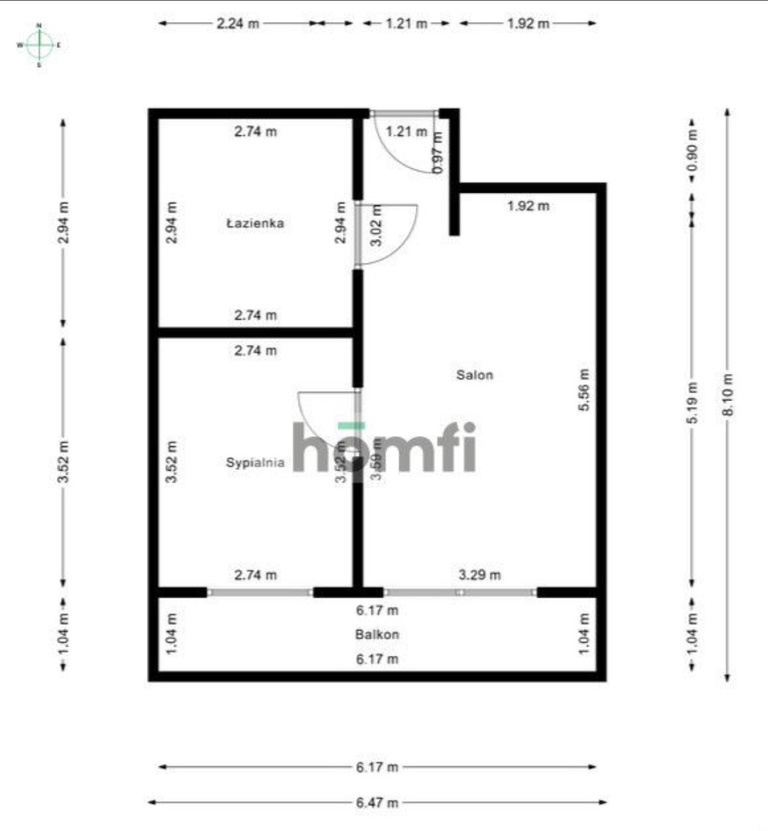 Mieszkanie 42 m², Katowice, Śródmieście, Zabrska - zdjęcie 8
