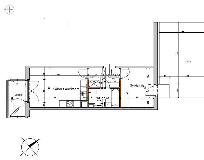 Mieszkanie 36 m², Kraków, Grzegórzki, Stanisława Lema - zdjęcie 12