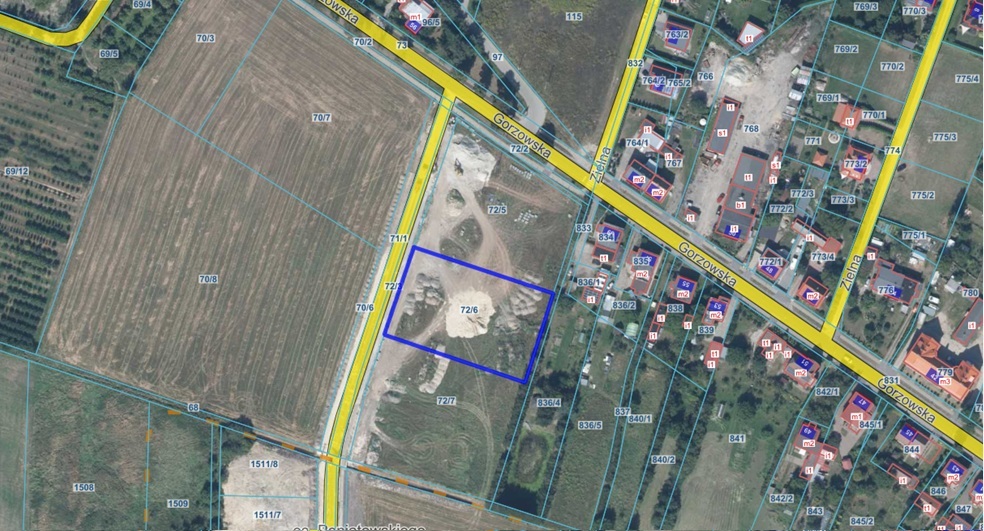 Działka budowlana 3836&nbsp;m², Trzcianka, Gorzowska - zdjęcie 2