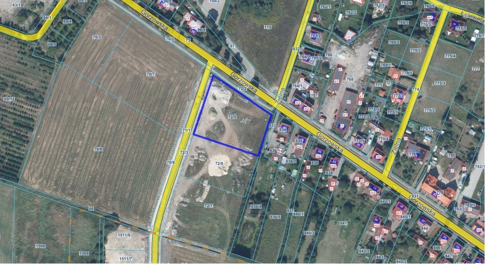 Działka budowlana 3836&nbsp;m², Trzcianka, Gorzowska - zdjęcie 1