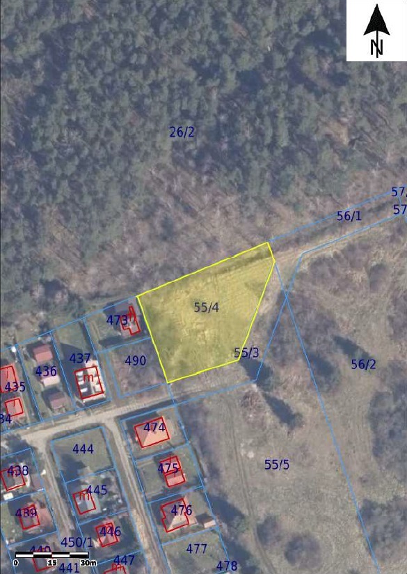 Działka budowlana 1891 m², Rusinowo - zdjęcie 2