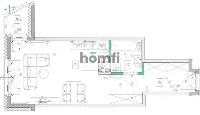 Mieszkanie 37 m², Kraków, Śródmieście, Świtezianki - zdjęcie 14