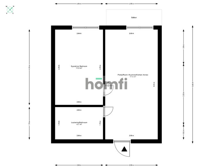 Mieszkanie 33,22 m², Warszawa, Praga-Południe, Przeworska - zdjęcie 19