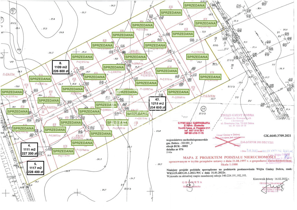 Działka budowlana 1243&nbsp;m², Buk - zdjęcie 6