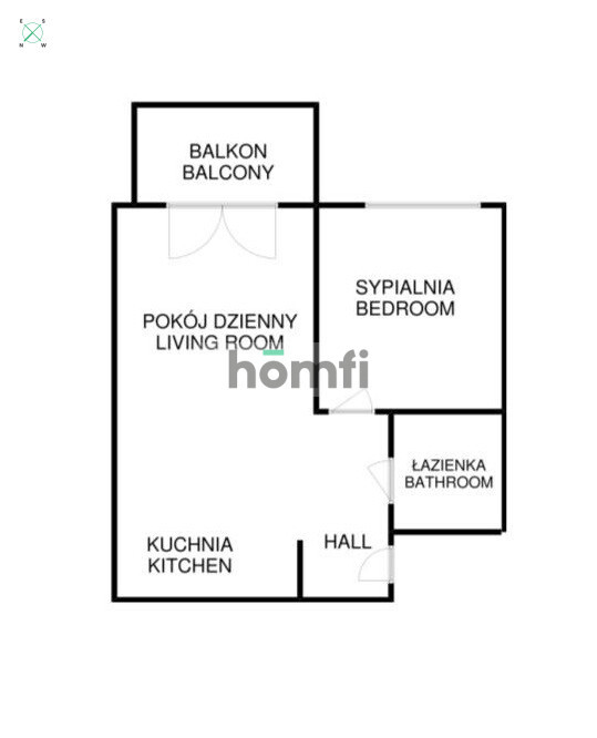 Mieszkanie 43&nbsp;m², Wrocław, Fabryczna, Grabiszyńska - zdjęcie 12