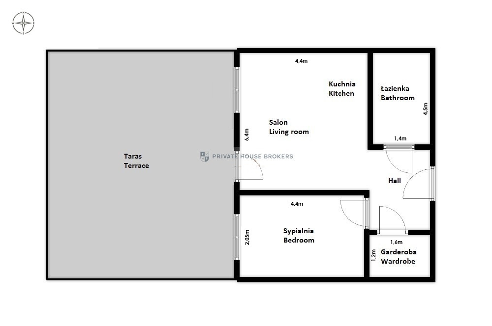 Mieszkanie 39&nbsp;m², Kraków, Ruczaj, Ruczaj - zdjęcie 16