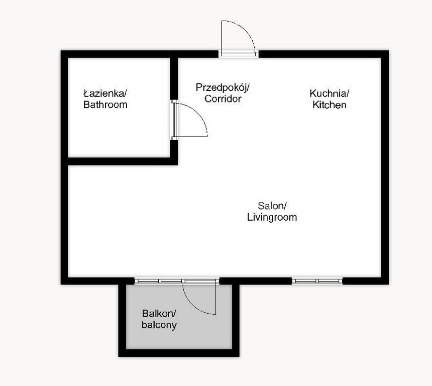 Mieszkanie 25 m², Kraków, Dębniki, Tadeusza Szafrana - zdjęcie 13