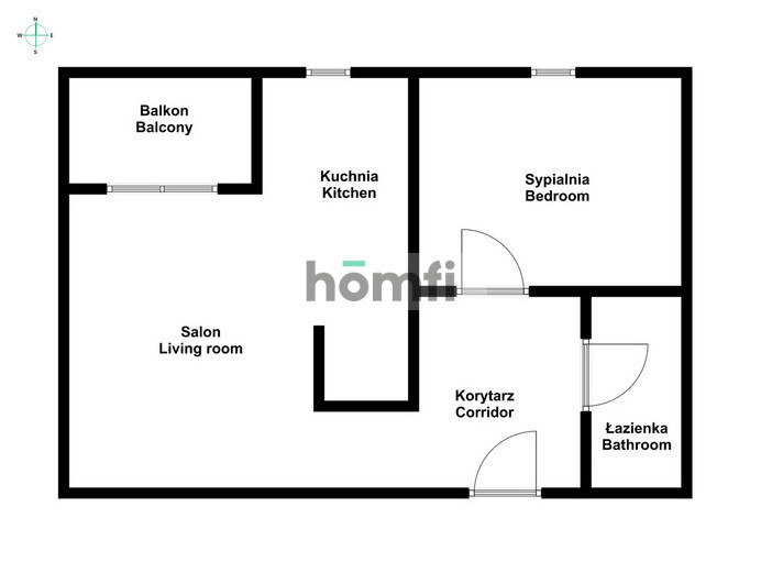 Mieszkanie 48,1 m², Poznań, Jeżyce, św. Wawrzyńca - zdjęcie 10