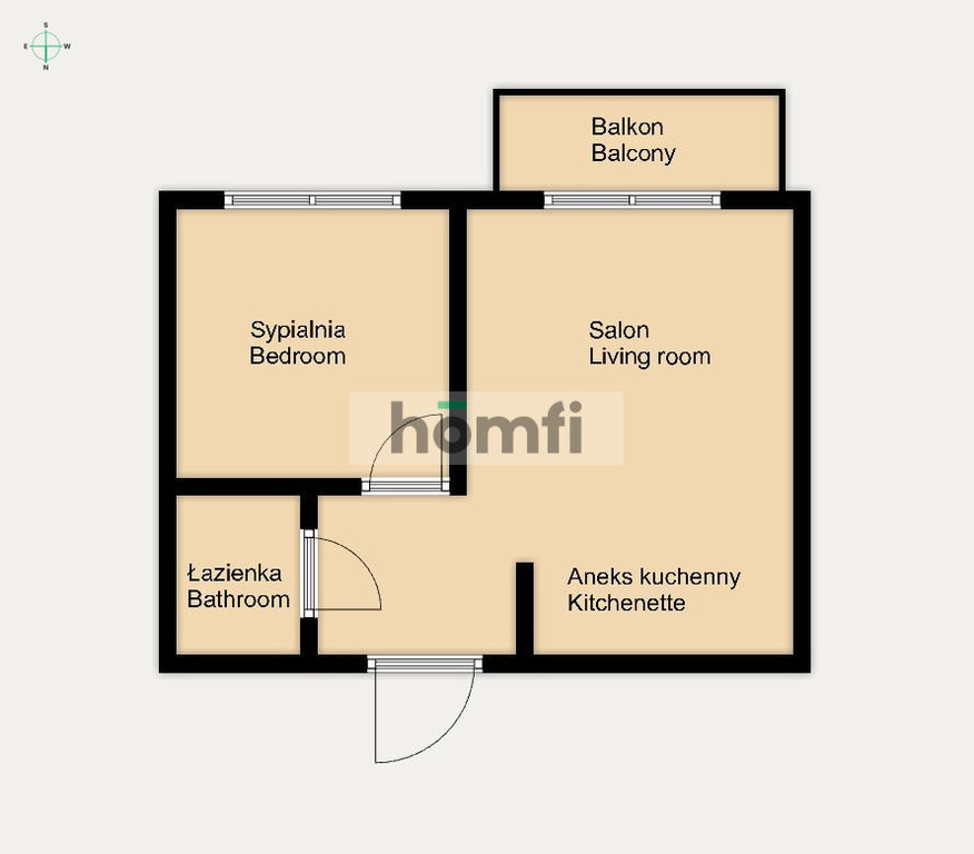 Mieszkanie 41,03&nbsp;m², Kraków, Mistrzejowice, gen. Leopolda Okulickiego - zdjęcie 8
