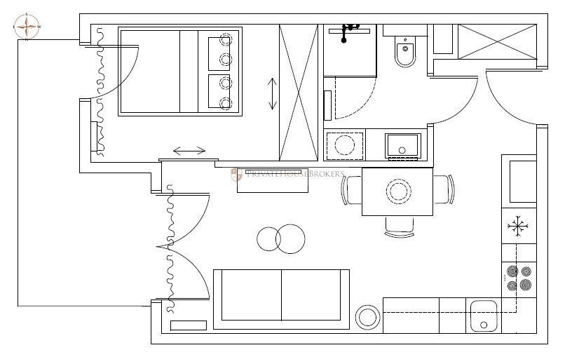 Mieszkanie 34 m², Kraków, Śródmieście, bp. Jana Prandoty - zdjęcie 16