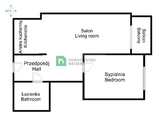 Mieszkanie 44,13&nbsp;m², Wrocław, Krzyki, ks. Czesława Klimasa - zdjęcie 14
