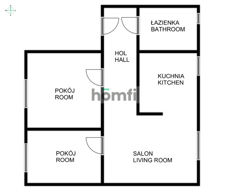 Mieszkanie 47,8 m², Jelenia Góra, Wolności - zdjęcie 14