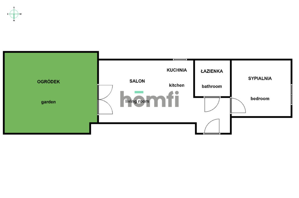 Mieszkanie 41,51&nbsp;m², Kraków, Bronowice, Starego Dębu - zdjęcie 13