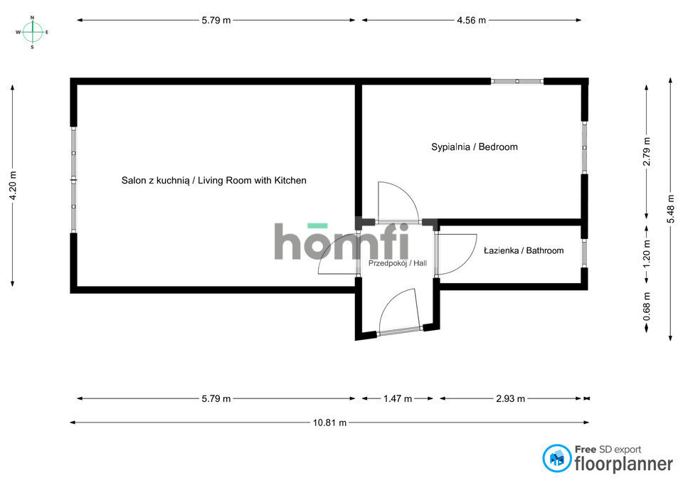 Mieszkanie 43,31&nbsp;m², Bielsko-Biała, Jana Sobieskiego - zdjęcie 15