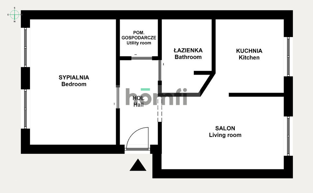 Mieszkanie 58,37 m², Kraków, Nowa Huta, Osiedle Młodości - zdjęcie 17