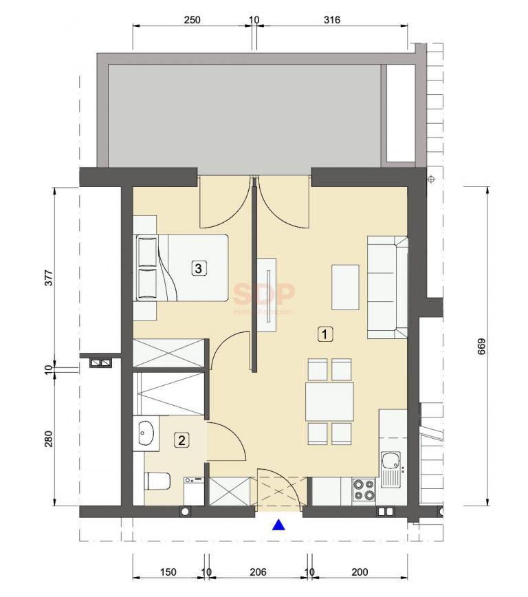 Mieszkanie 37 m², Szklarska Poręba, Szklana - zdjęcie 7