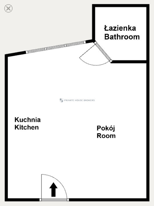 Mieszkanie 23,3&nbsp;m², Kraków, Kazimierz, Starowiślna - zdjęcie 11