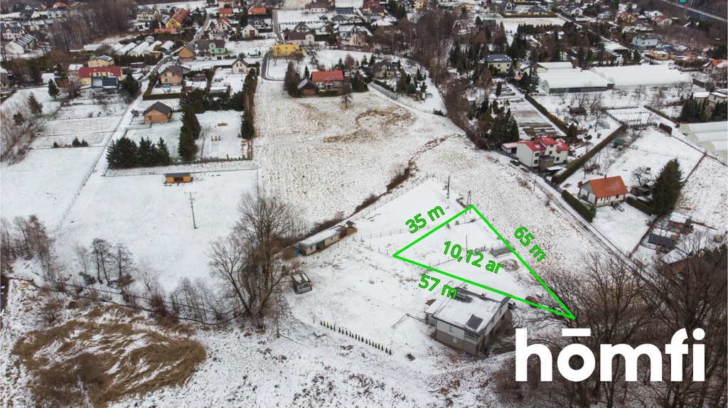 Działka budowlana 1012&nbsp;m², Bielsko-Biała, Komorowice Krakowskie, Przeciętna - zdjęcie 1