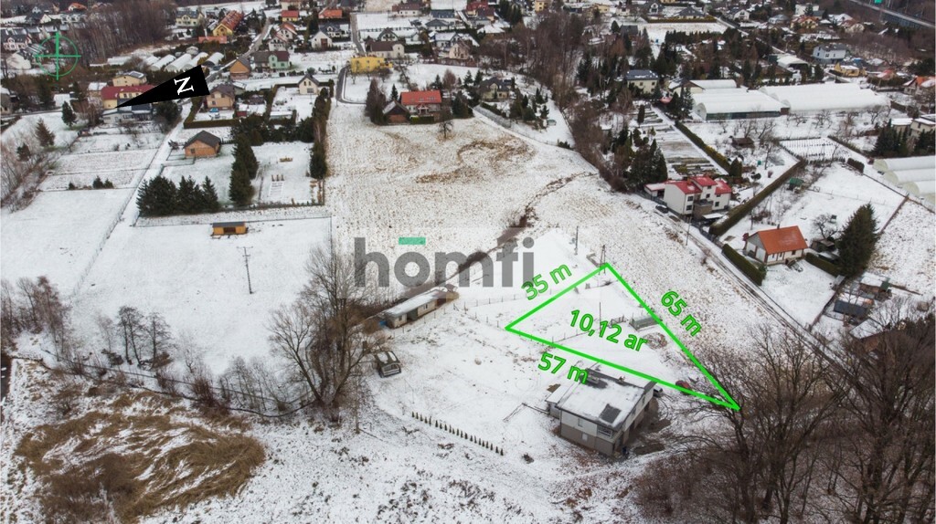 Działka budowlana 1012&nbsp;m², Bielsko-Biała, Komorowice Krakowskie, Przeciętna - zdjęcie 10