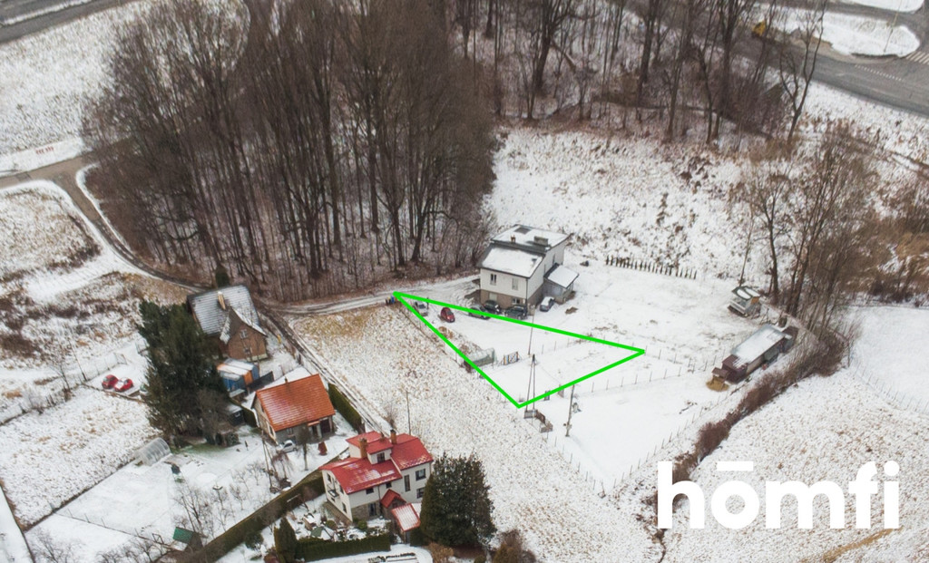 Działka budowlana 1012&nbsp;m², Bielsko-Biała, Komorowice Krakowskie, Przeciętna - zdjęcie 2