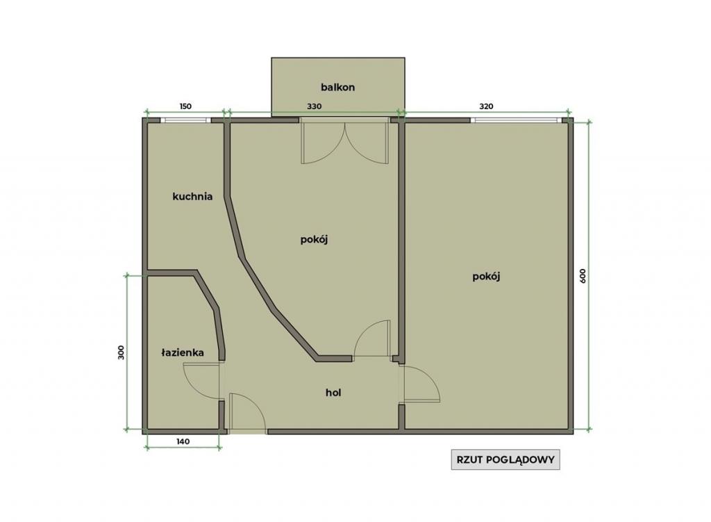 Mieszkanie 47&nbsp;m², Kraków, Kalwaryjska - zdjęcie 16