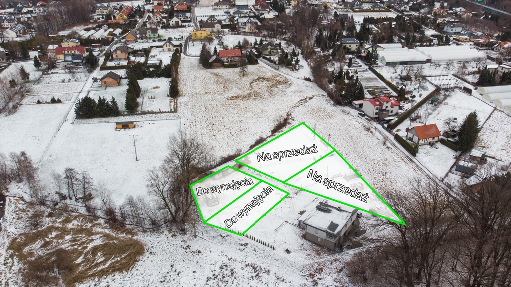 Wynajmę działkę 881&nbsp;m², Bielsko-Biała, Komorowice Krakowskie, Przeciętna - zdjęcie 3